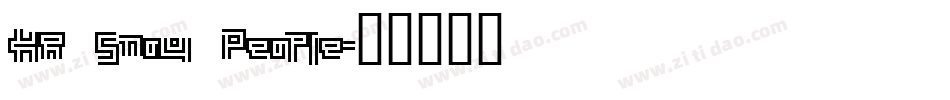 KR Snow People字体转换